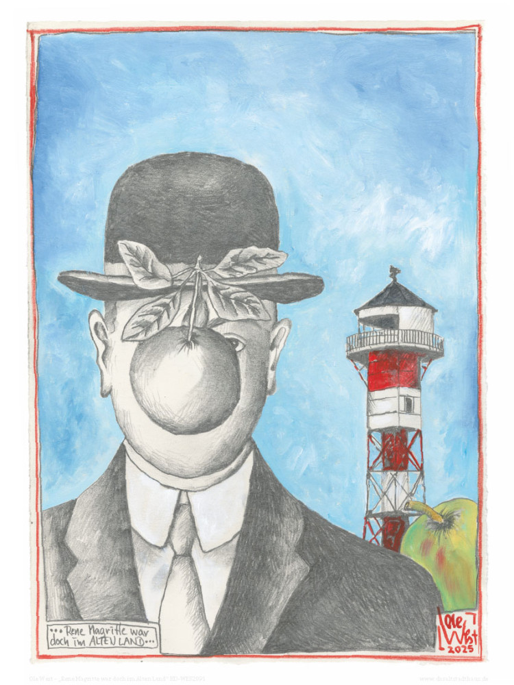 René Magritte oli sittenkin Altes Landissa tekijältä Ole West