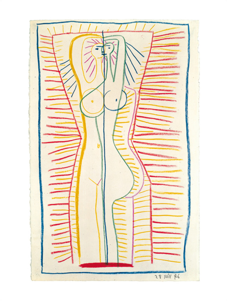 Seisova naisalaston II, 1946 tekijältä Pablo Picasso