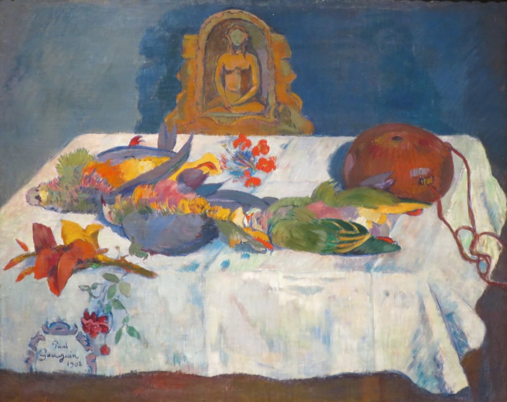 Stilleben mit exotischen Vögeln I tekijältä Paul Gauguin