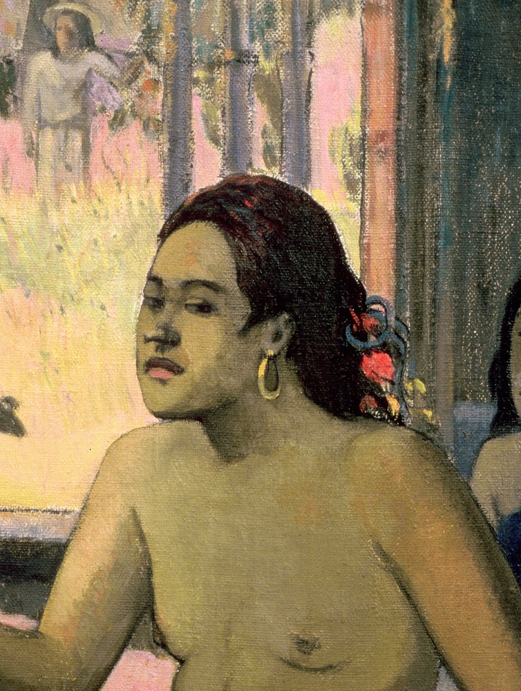 Eiaha Ohipa eli tahitilaiset huoneessa, 1896 (yksityiskohta 47617) tekijältä Paul Gauguin