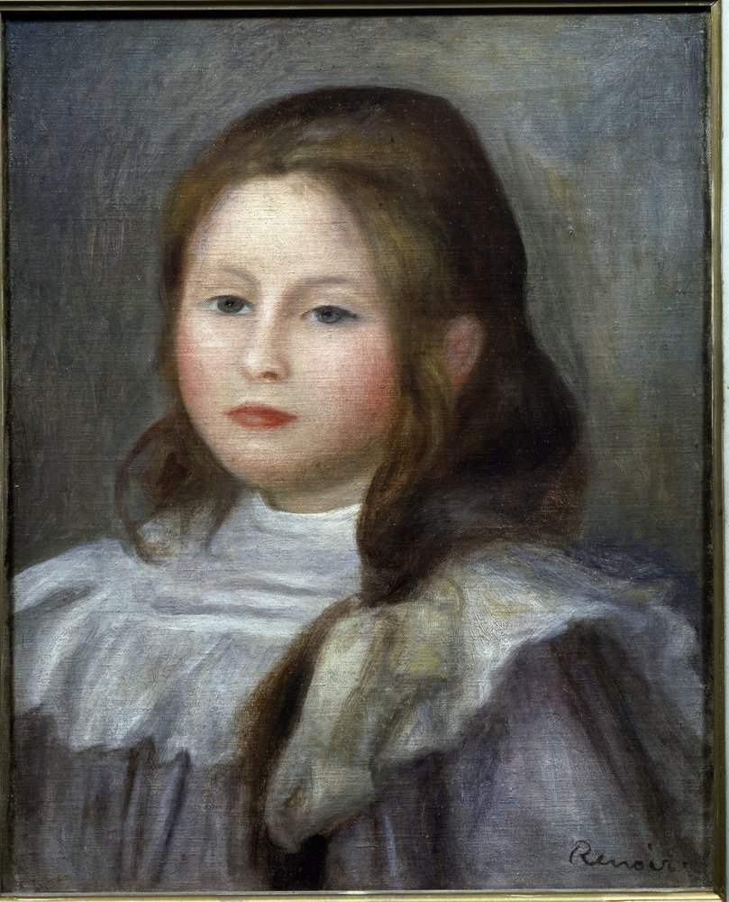 Lapsen muotokuva (öljy kankaalle tekijältä Pierre-Auguste Renoir