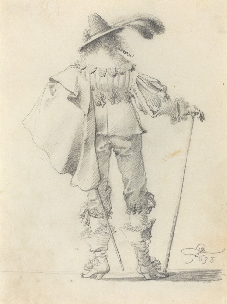 Herrasmies takaa nähtynä tekijältä Pieter Jansz Quast