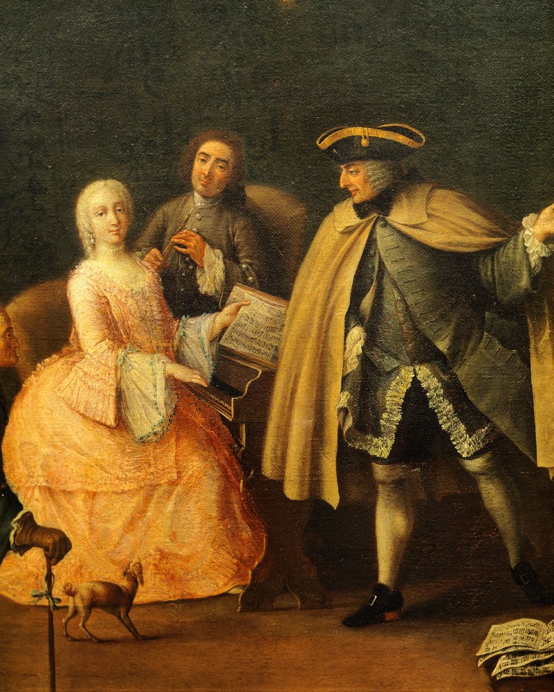 Musiikinopettaja, Pietro Longhi (1701-1785) tekijältä Pietro Longhi