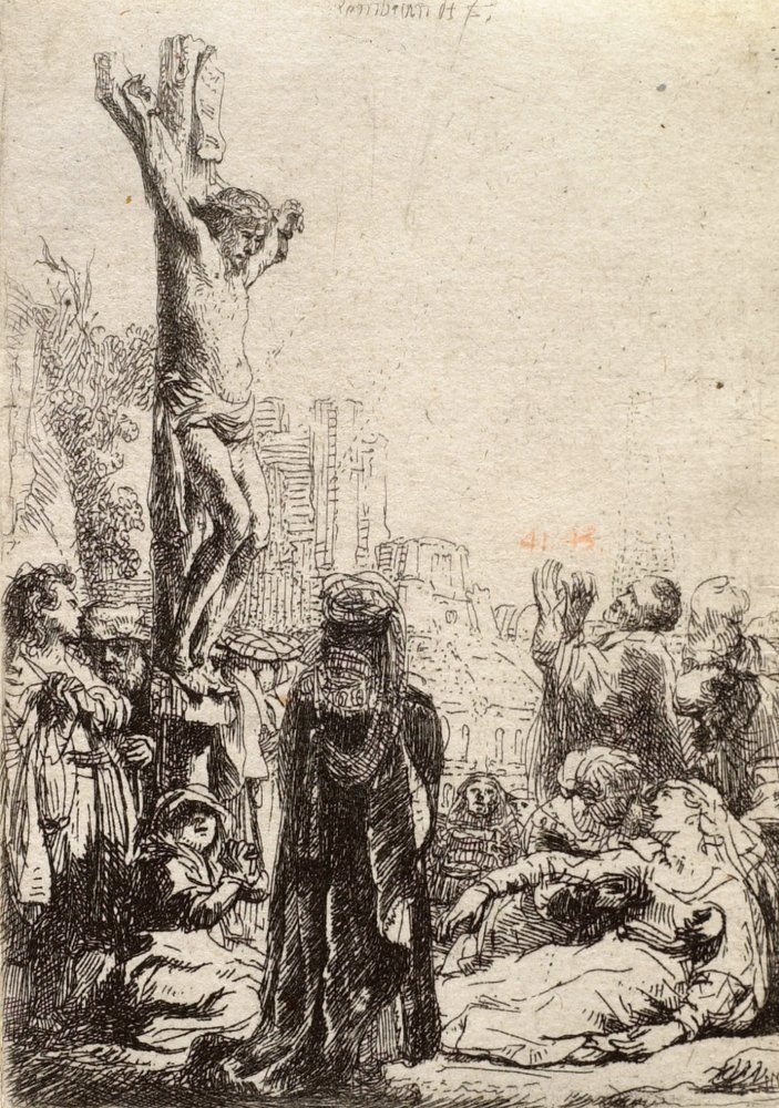 Ristiinnaulitseminen tekijältä Rembrandt van Rijn