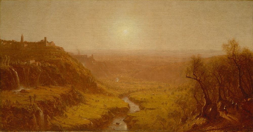 Tivoli, 1870. tekijältä Sanford Robinson Gifford