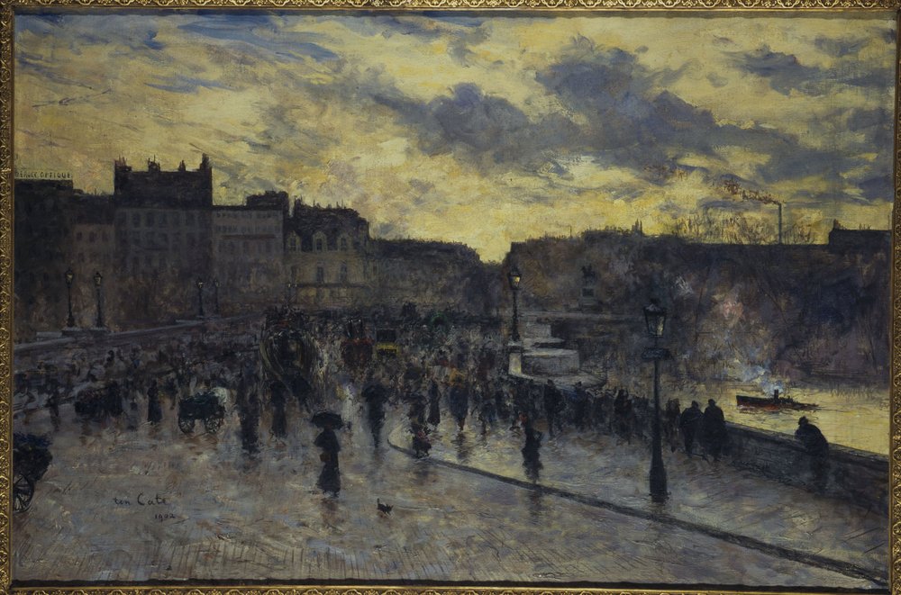 Pont-Neuf, nähtynä quai de la Mégisserie -puistosta käsin tekijältä Siebe Johannes Ten Kate