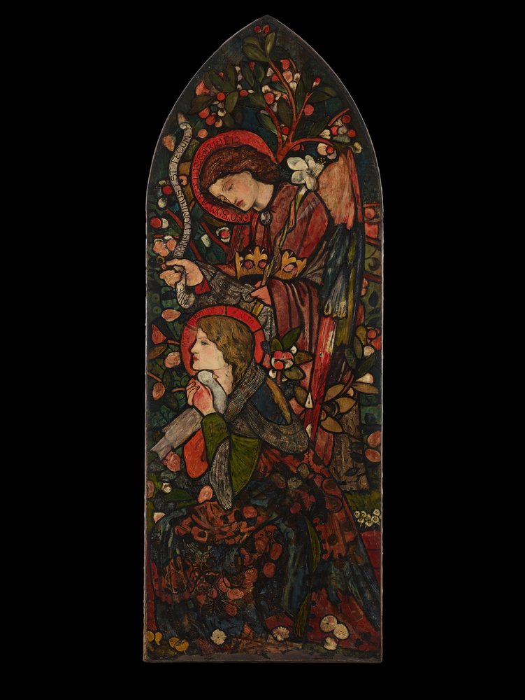 Ilmoitus, 1857. tekijältä Sir Edward Coley Burne Jones
