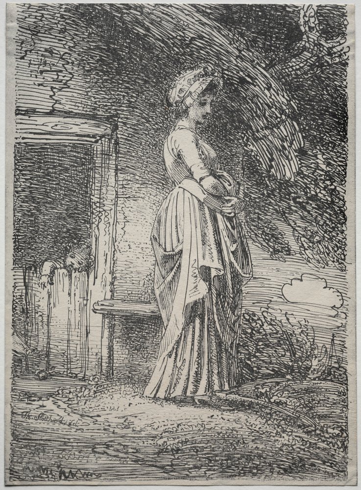 Polyautgrafian näytteet: Kadonnut omena, 1803. tekijältä Thomas Stothard
