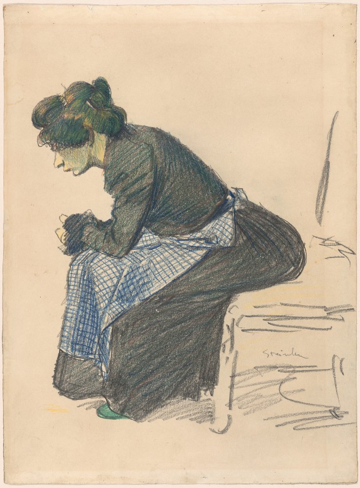 Tutkimus naisesta, 1800-luvun loppu - 1900-luvun alku. tekijältä Théophile Alexandre Steinlen