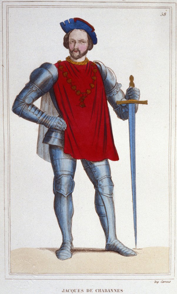 Jacques de Chabannesin muotokuva LA PALICEn lordi. Ranskan marsalkka 1470-1525. tekijältä Unknown artist
