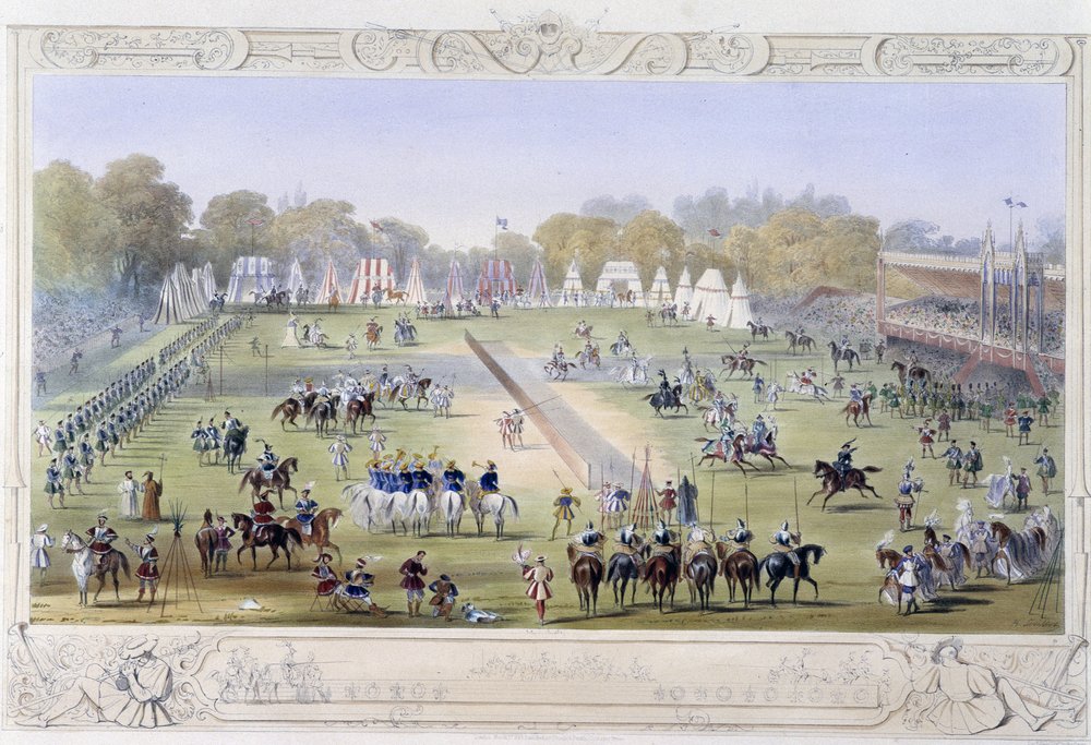 Turnauksen yleiskatsaus - kirjassa "" Knight of England", kirjoittanut J. Whatman, toim. T. M