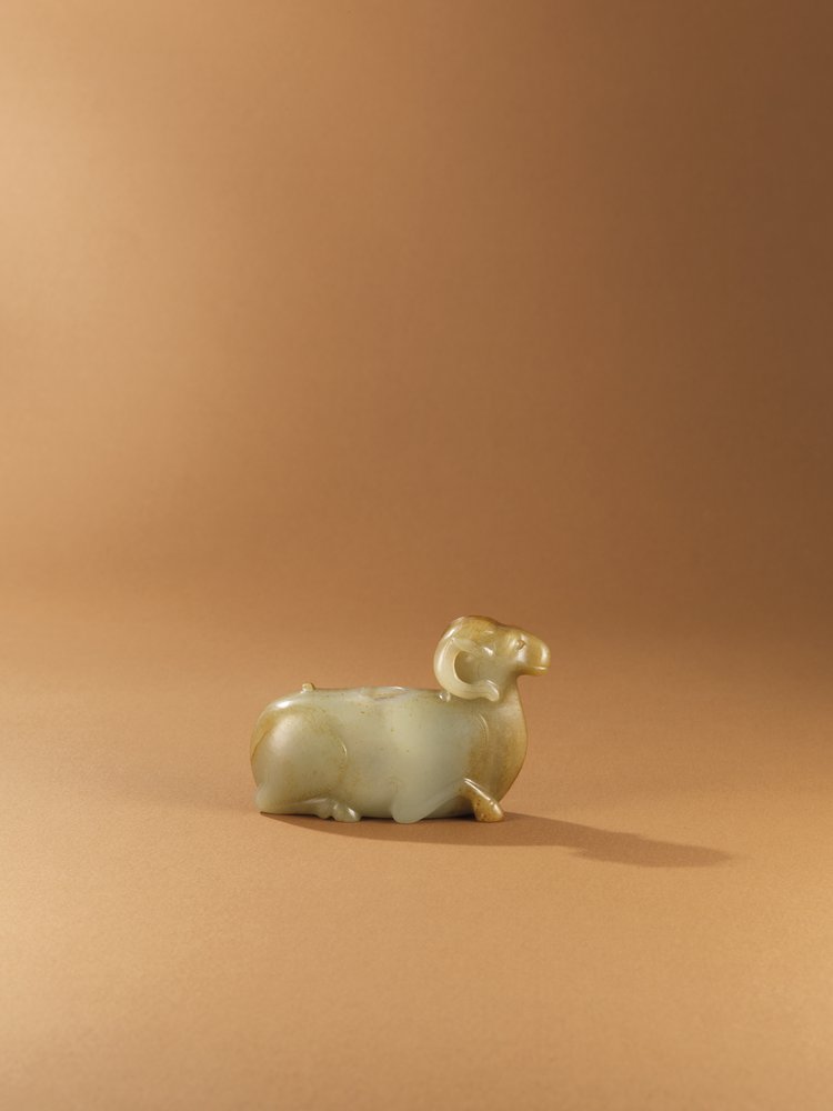 Pässin muotoinen vesipannu (celadon jade) tekijältä Western Han Dynasty Chinese School
