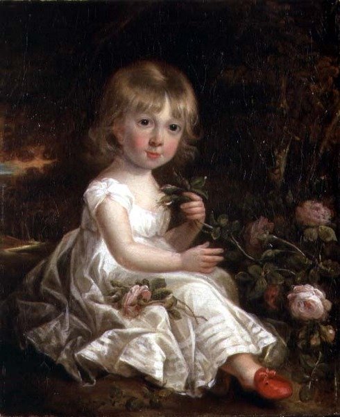 Nuoren tytön muotokuva (öljy kankaalle) tekijältä William Beechey