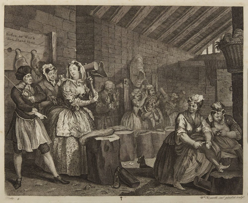 Porton tie, laatta 4 tekijältä William Hogarth