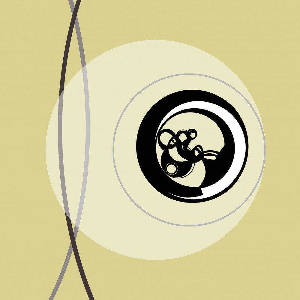 Abstraktit pyörteiset ympyrät tekijältä Alejandra Winkhaus