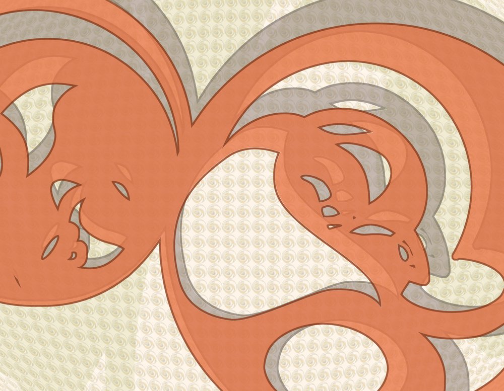 Virtaavat abstraktit käyrät tekijältä Alejandra Winkhaus