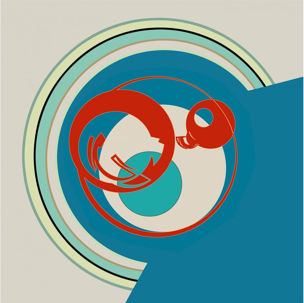 Moderneja geometrisia kierteitä tekijältä Alejandra Winkhaus