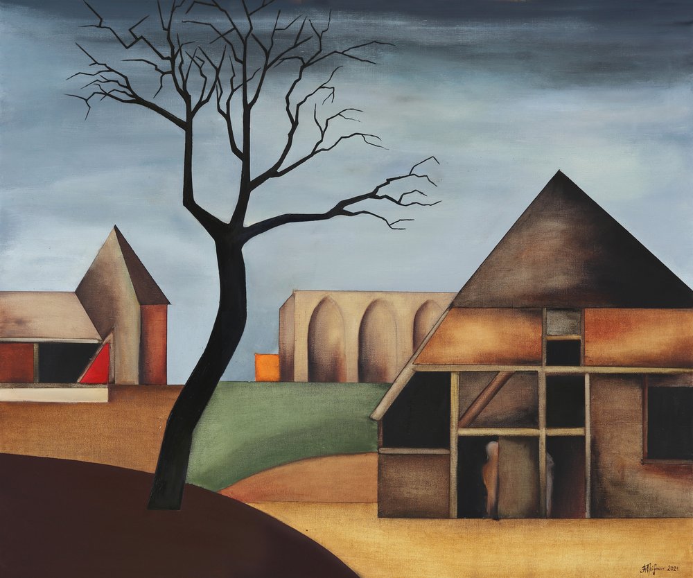 Geometrinen maaseutumaisema tekijältä Alexander Trifonov