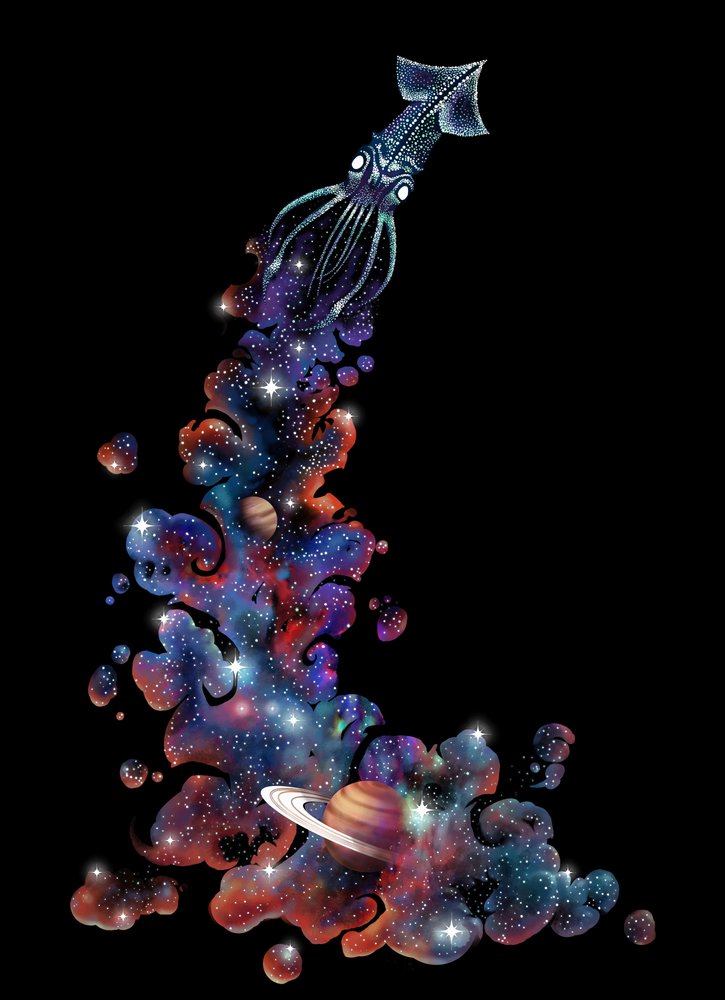 Kosminen avaruusmustekala tekijältä Alirıza ÇAKIR