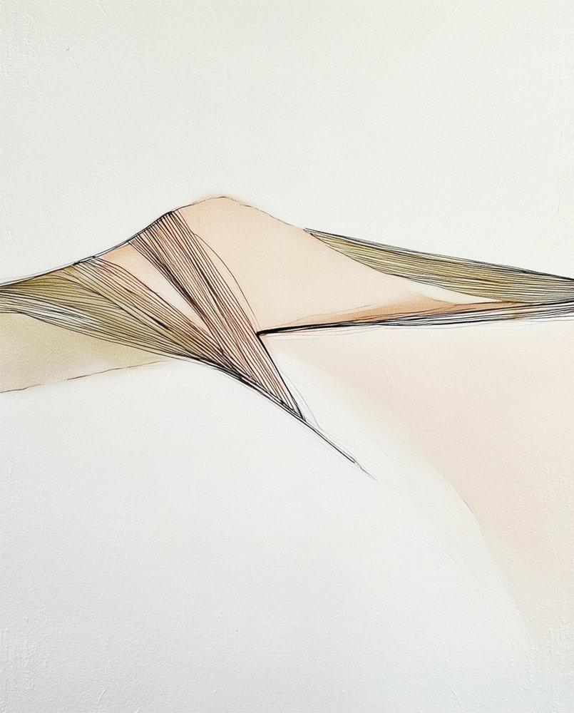 Abstrakti dyynimaisema tekijältä Alma