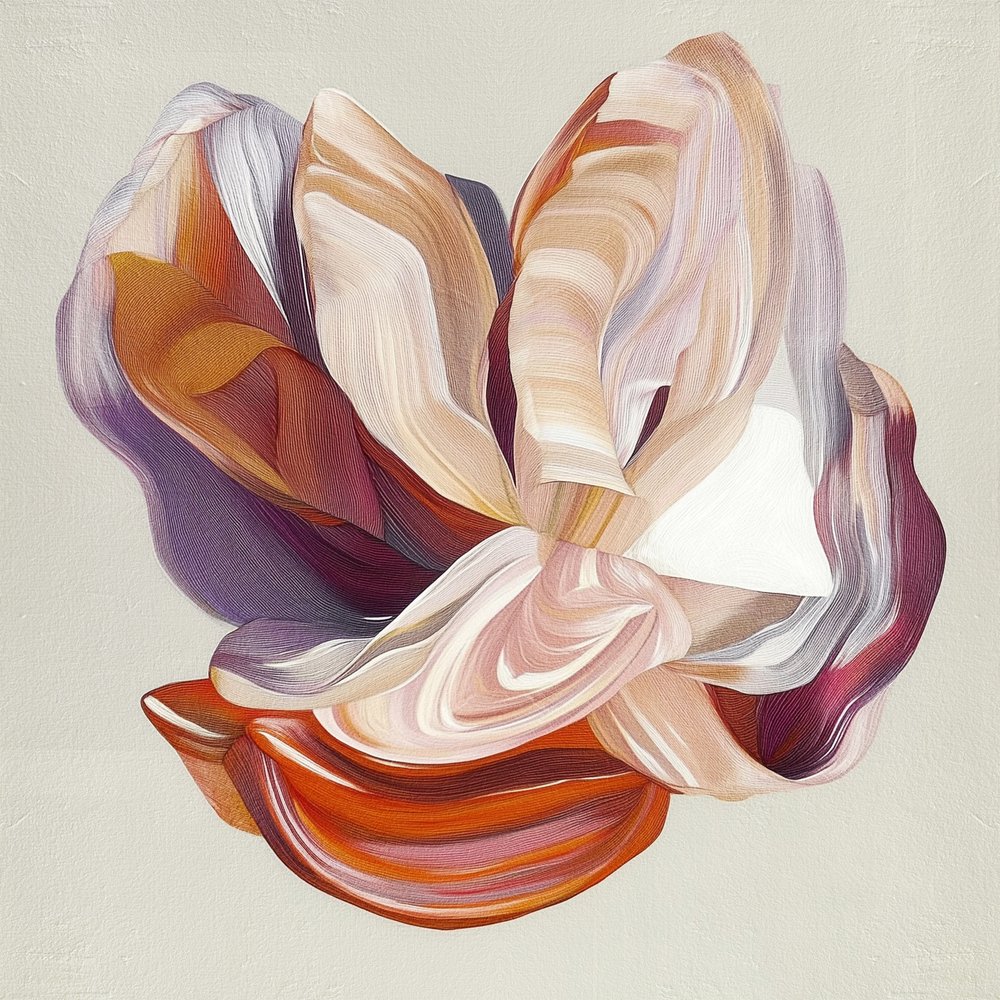 Abstrakti kukkakuvio tekijältä Alma