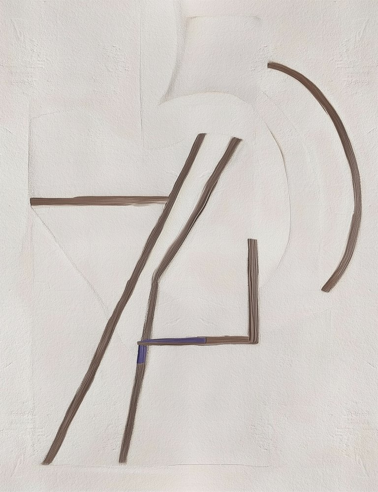 Abstrakti geometrinen sommitelma tekijältä Alma