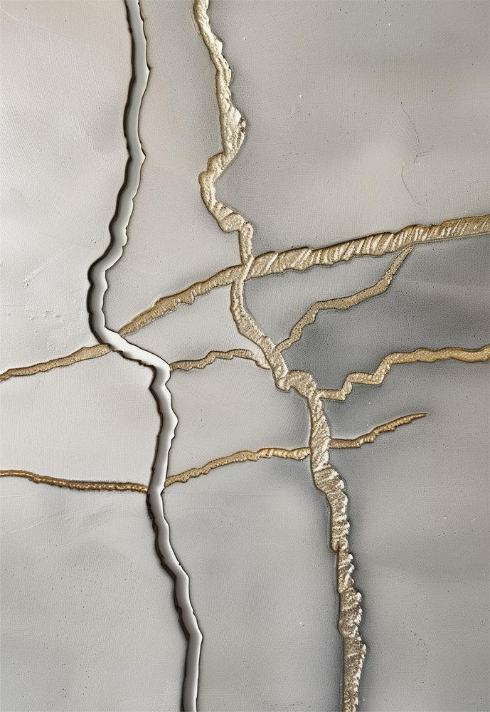 Kullatut halkeamat -tekstuuri tekijältä Alma