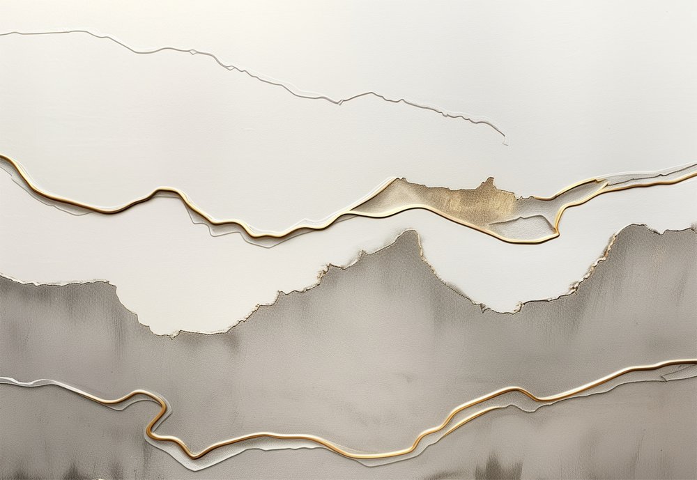 Kultainen kerroksellinen maisema tekijältä Alma