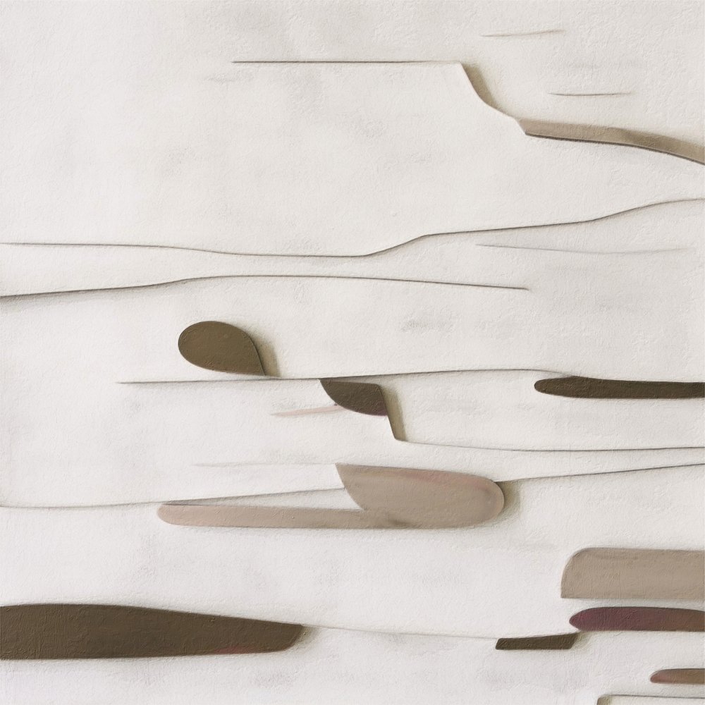 Kerrostuneet abstraktit muodot tekijältä Alma