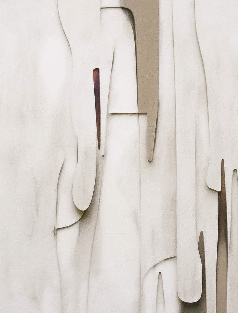 Kerrostuneet abstraktit muodot tekijältä Alma