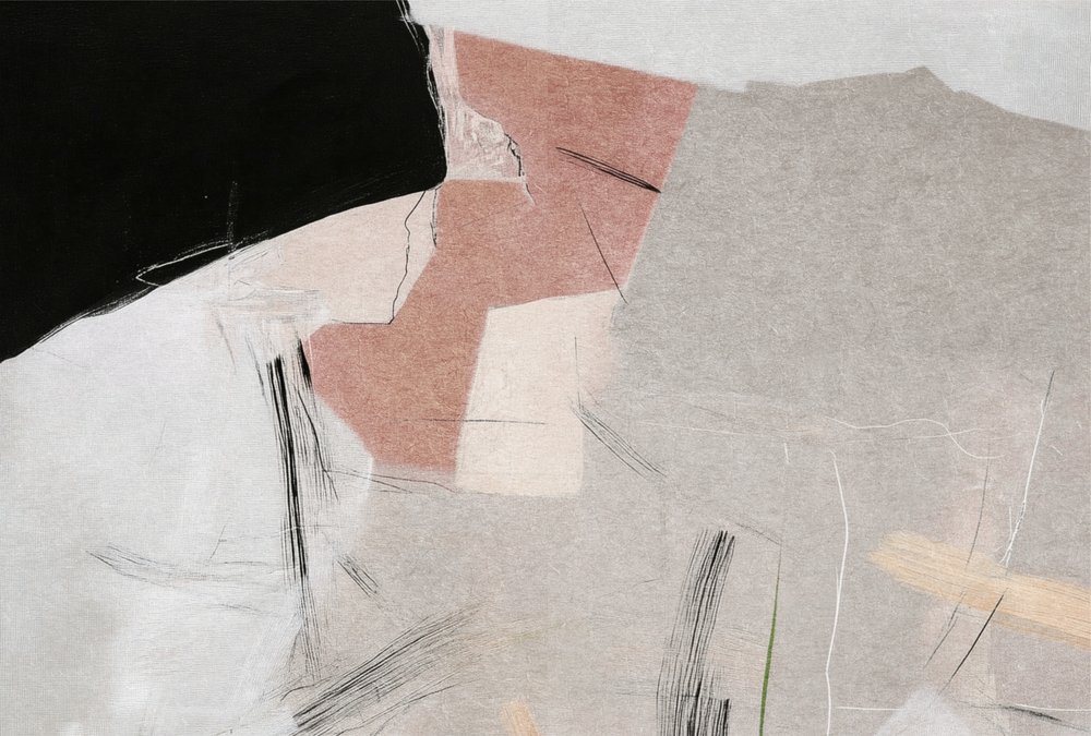 Hillitty abstrakti sommitelma tekijältä Alma