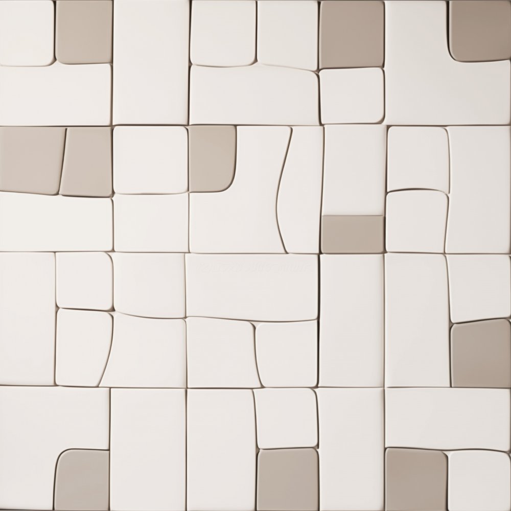 Orgaaninen abstrakti ruudukko tekijältä Alma