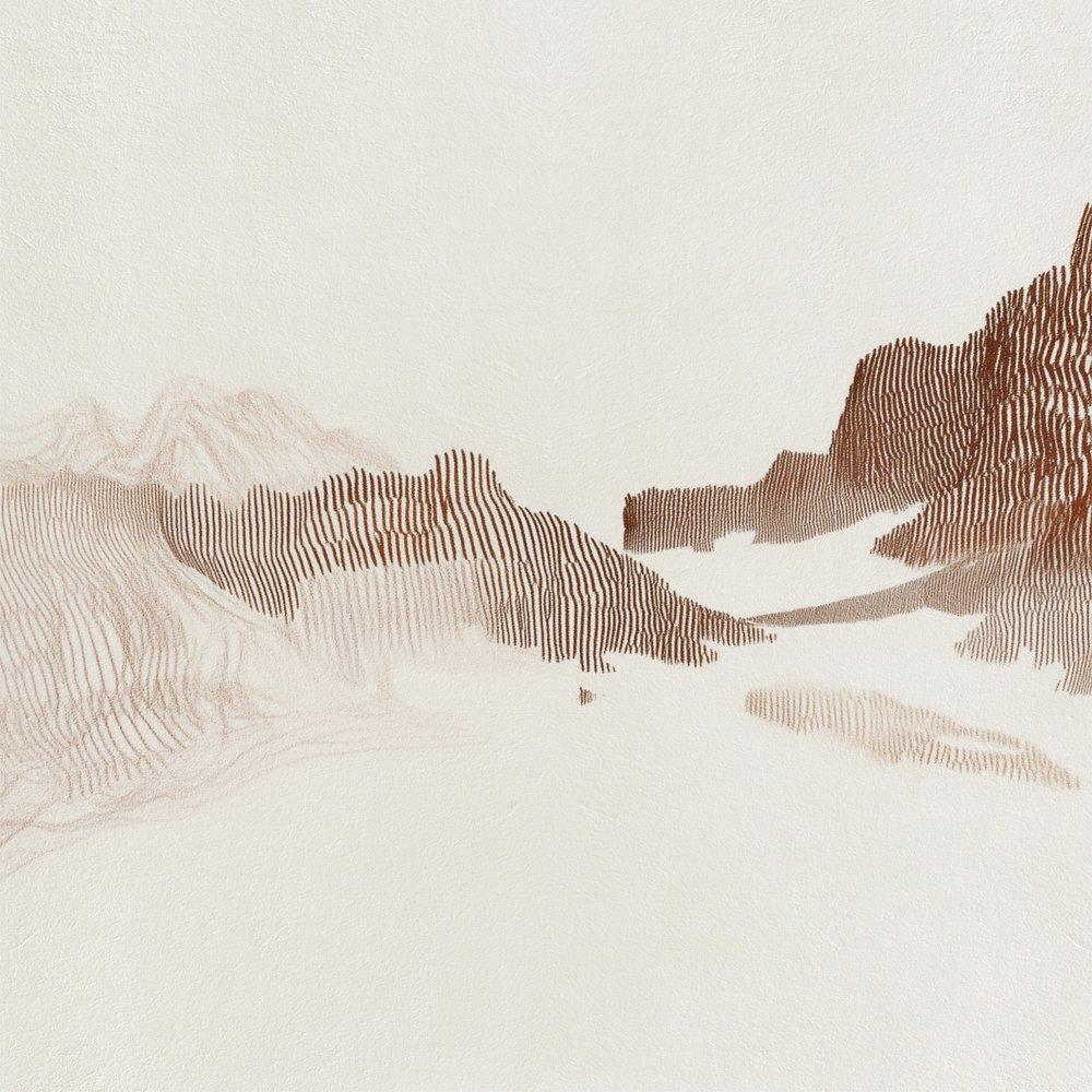 Rauhalliset vuoristomaisemat tekijältä Alma