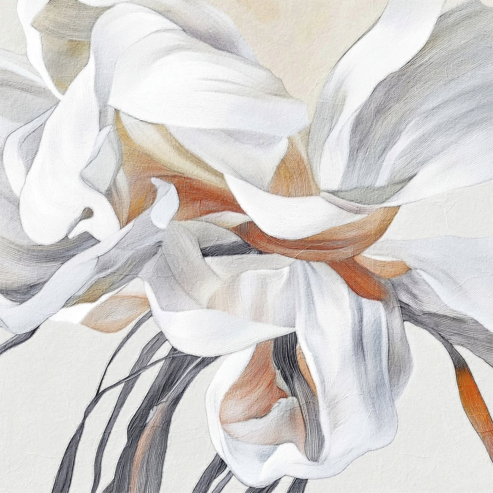 Pehmeä kukkainen abstrakti tekijältä Alma