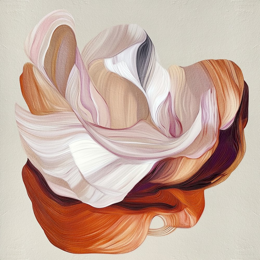 Pehmeät, pyörteiset muodot tekijältä Alma