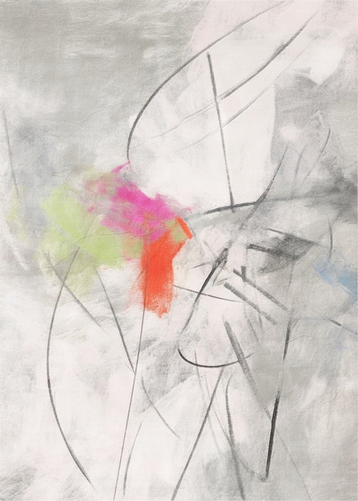 Elävät abstraktit siveltimenvedot tekijältä Alma