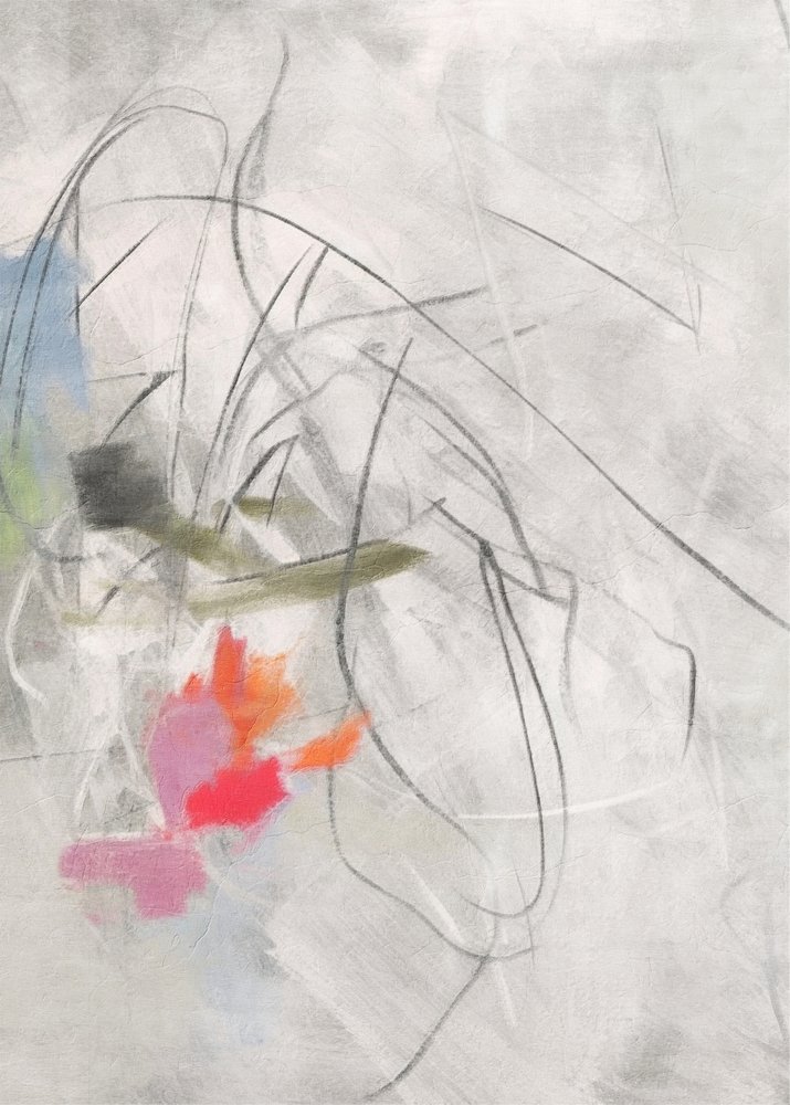 Elävät abstraktit siveltimenvedot tekijältä Alma