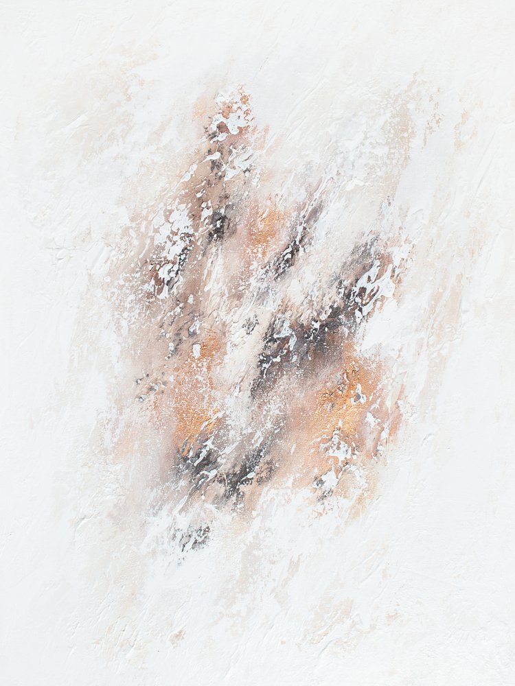 Teksturoitu kultainen abstrakti virtaus tekijältä Alyson Storms