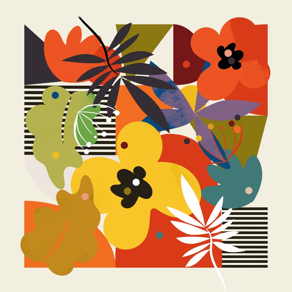 Ympyrät – Minimalistinen kukka tekijältä Ana Rut Bre