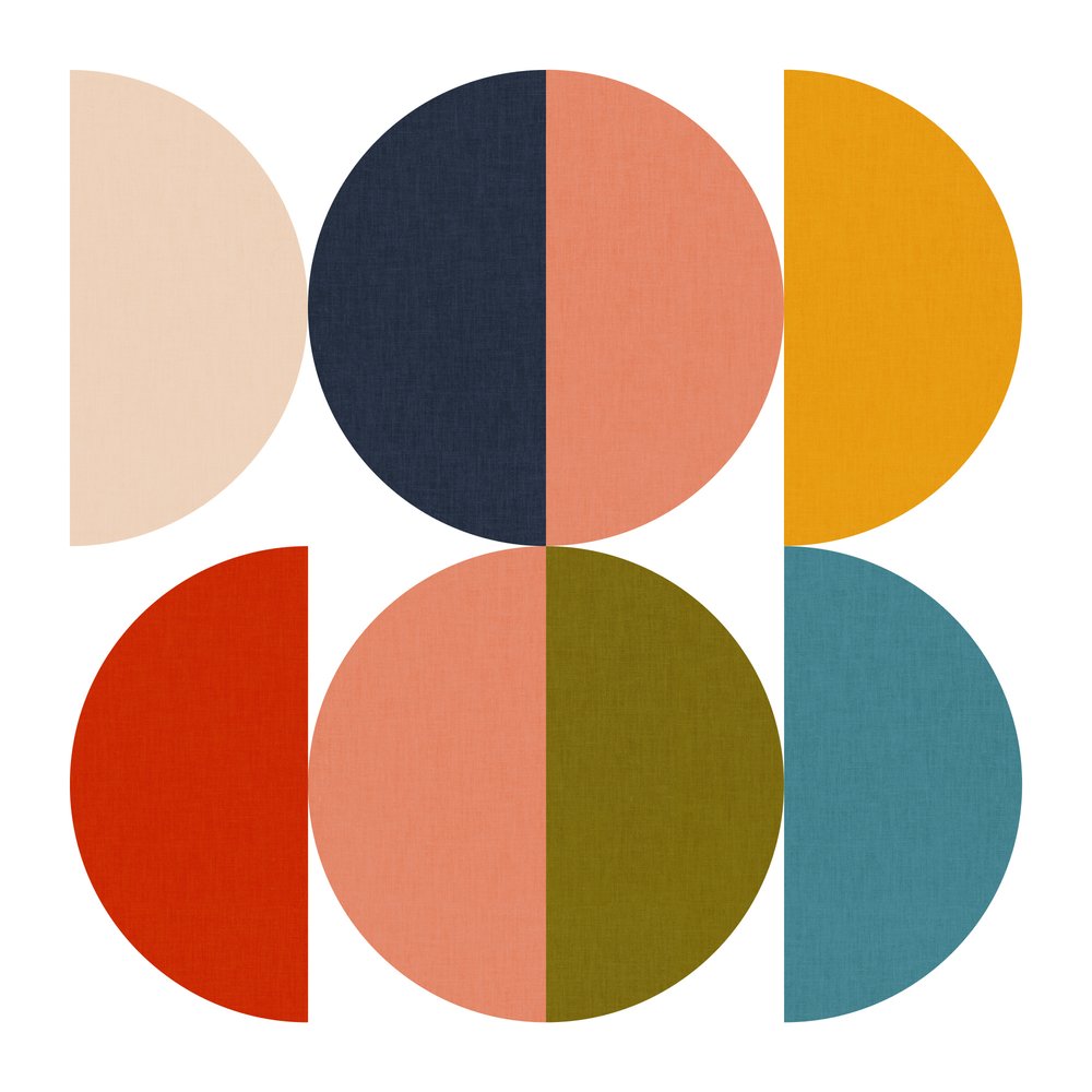 1950-luvun geometrinen värileikki 1 tekijältä Ana Rut Bre