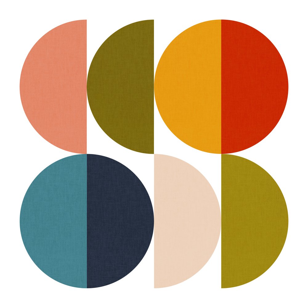 1950-luvun geometrinen värileikki 2 tekijältä Ana Rut Bre