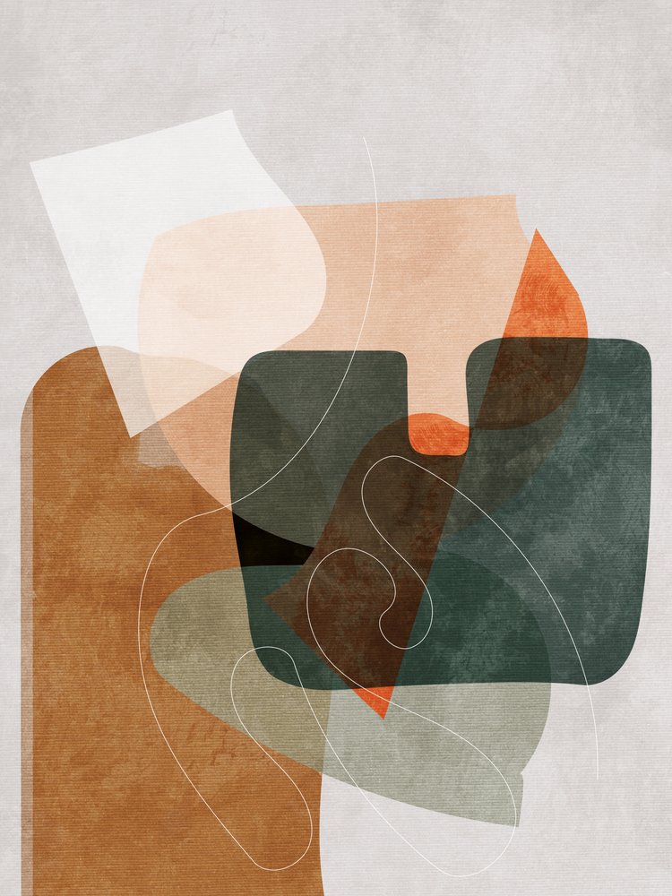 Nature Friendly Terracotta 4 -vesivärikopio tekijältä Ana Rut Bre