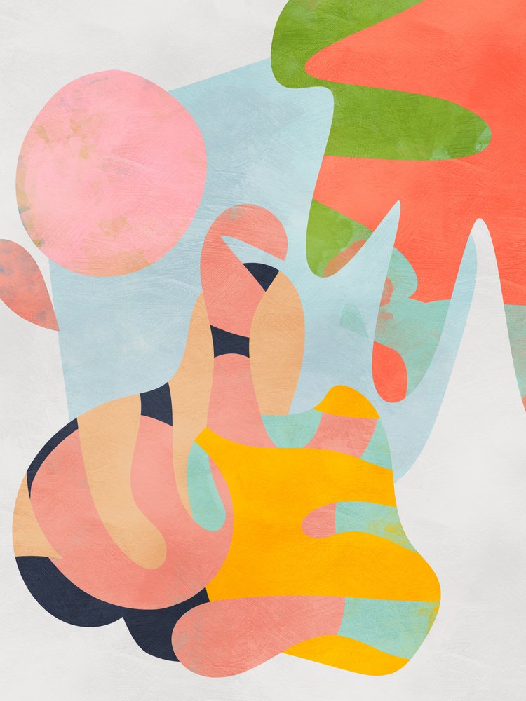 Pastellivärinen leikkaus tekijältä Ana Rut Bre