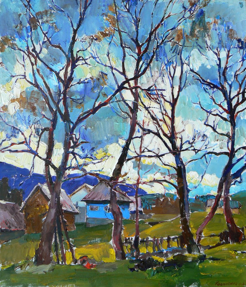 Mountain Village kevät tekijältä Andrii Kutsachenko