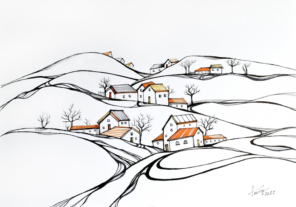 Winter Village Hills tekijältä Aniko Hencz