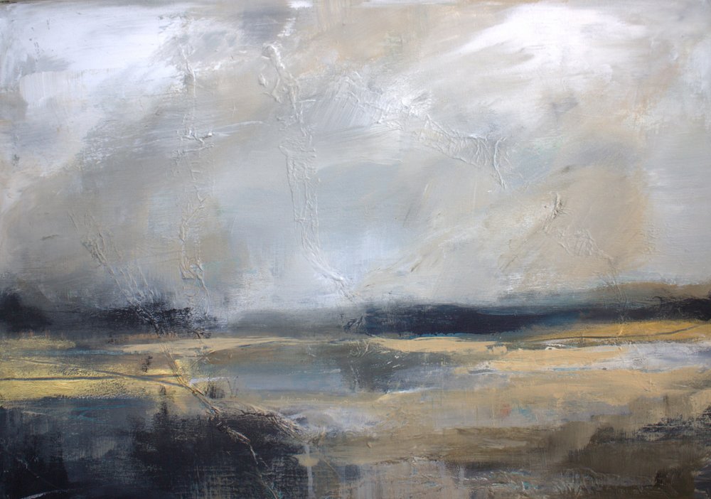 Tunnelmallinen horisonttimaisema tekijältä Anna-Karin Bergius