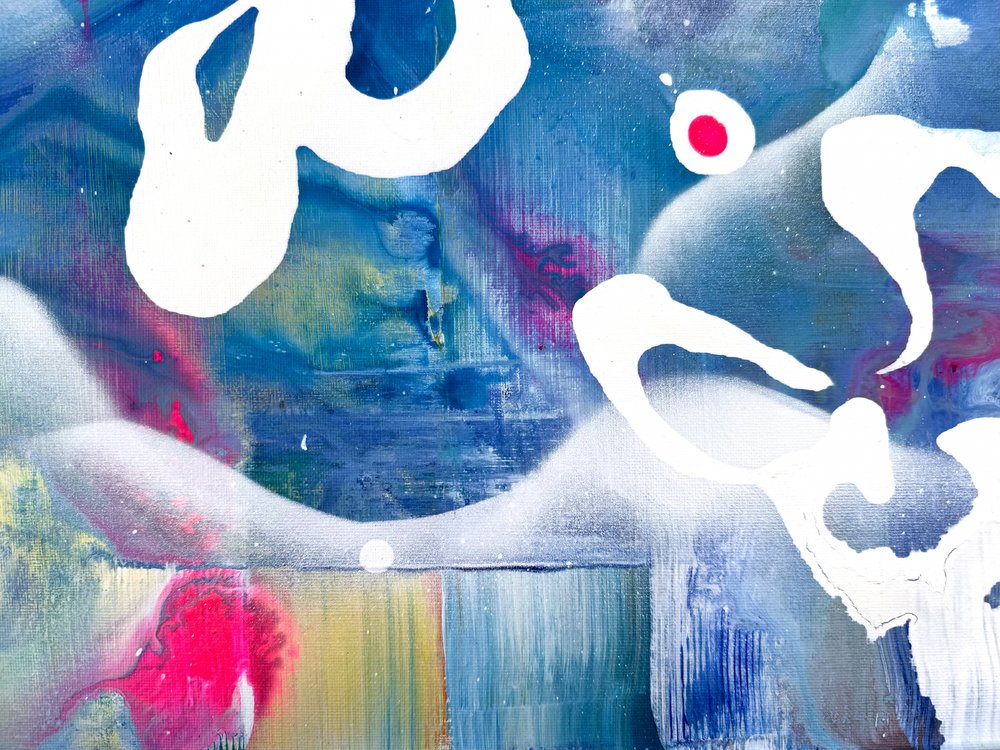 Eläväinen, virtaava abstrakti tekijältä Anna Viklund