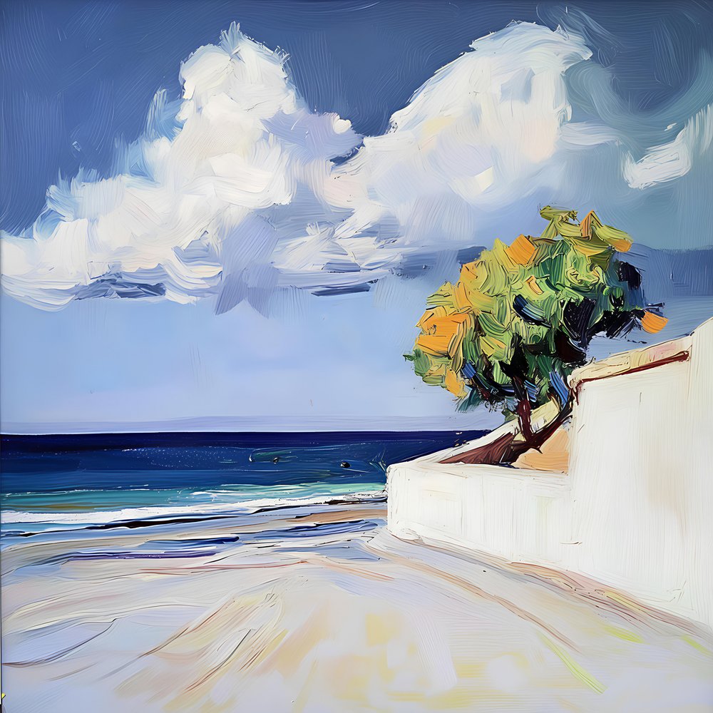 Näkymä Orange Tree Beachille tekijältä Avanesova Elena