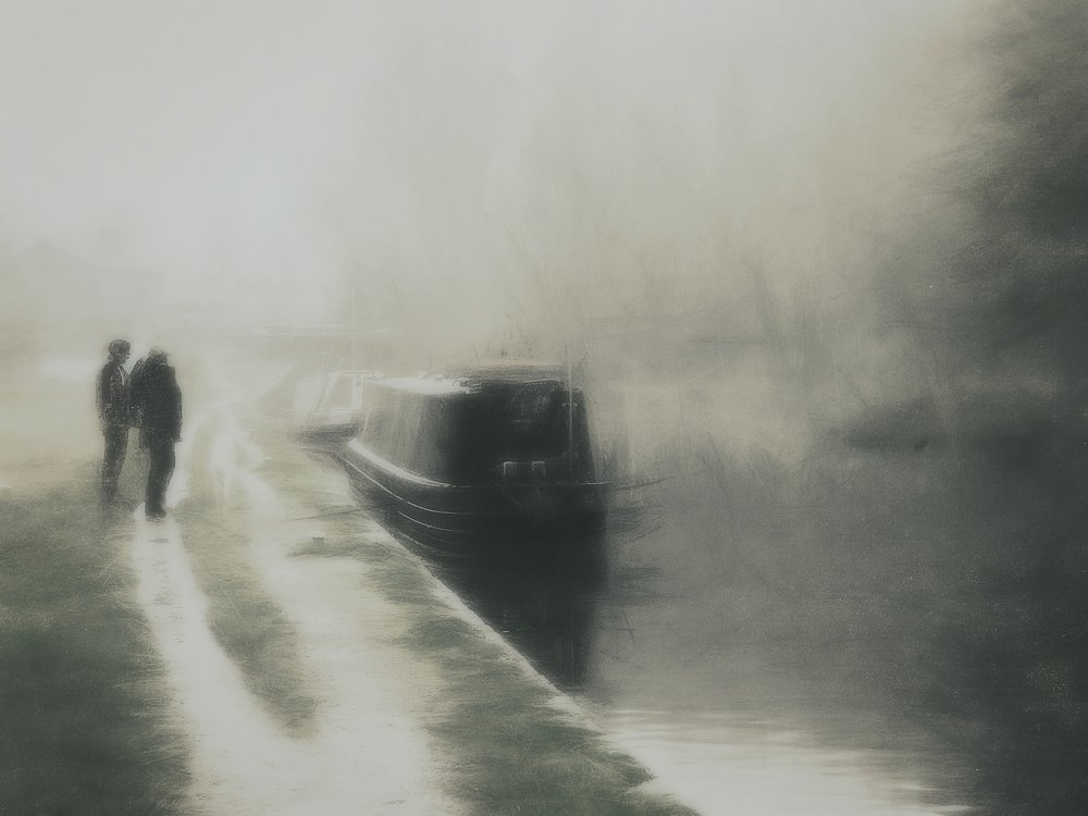 Misty Canal Walk tekijältä Bill Eiffert