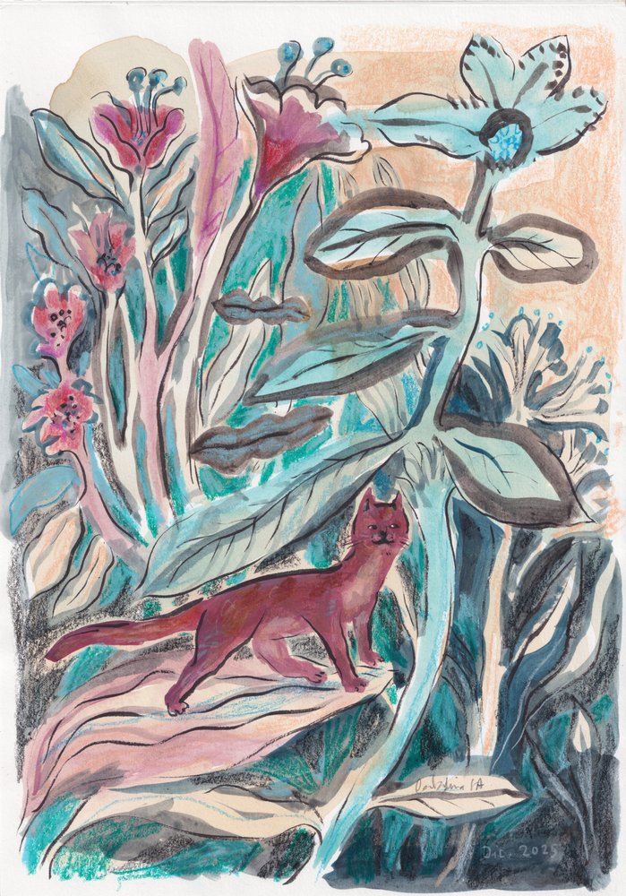 Hupaisa viidakkokissa tekijältä Catalina Somolinos